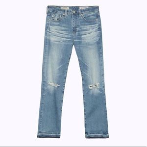 AG Adriano Goldschmied Jodi Crop Slim Fit Flare Ankle Jeans 18 Years Sunbeam
